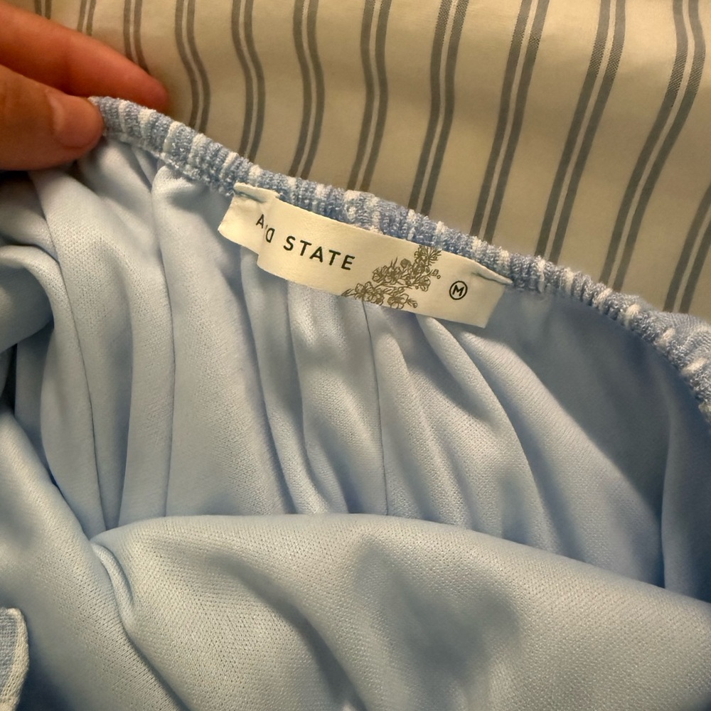 Altar’d state blue stripe dress